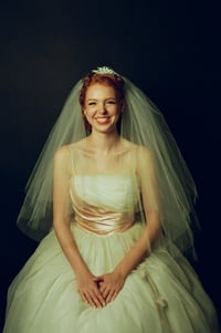 Image 7 of 1950s Wax Flower Veil 