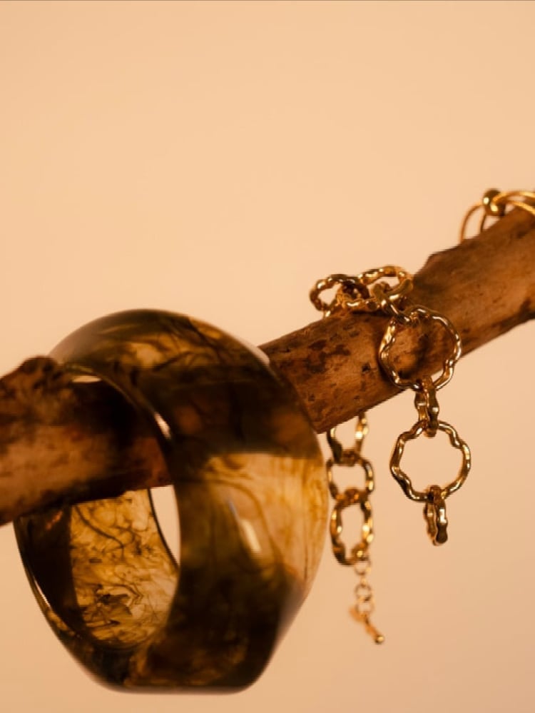 Image of LAIA Acrylic Cuff Bangle 