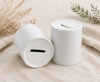 Ceramic Money Box – Blank Personalised Keepsake