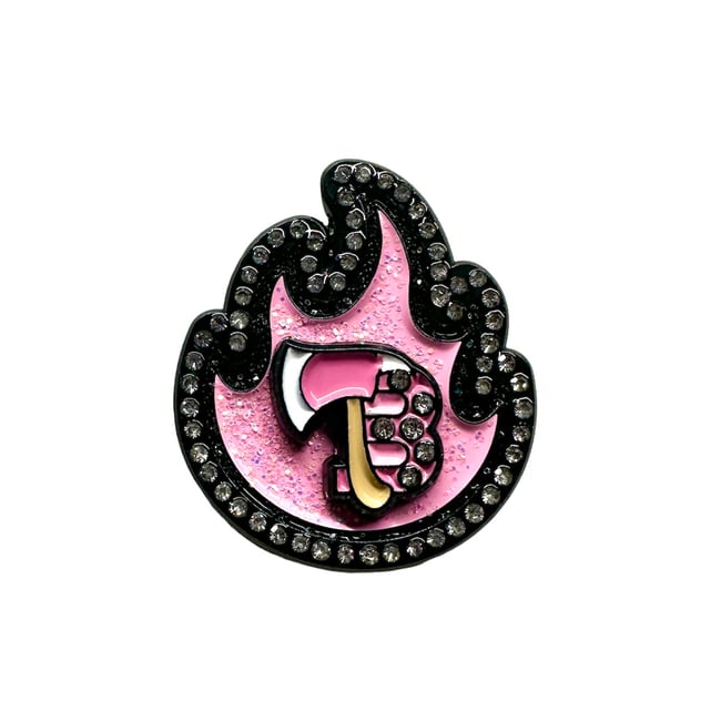 Industry Fire Pin - Pink Flame