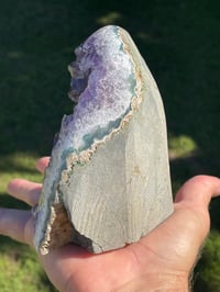 Image 7 of Amethyst Base Cut Polished Edge #2021