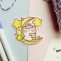 Image 1 of Bedtime Bear Vinyl Sticker