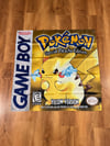 Nintendo Game Boy Pokémon Wall Flag- Pikachu Yellow Version 3'x3' 