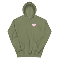 Image 19 of HOT GIRLS HAVE HEART HOODIE - BLUSH