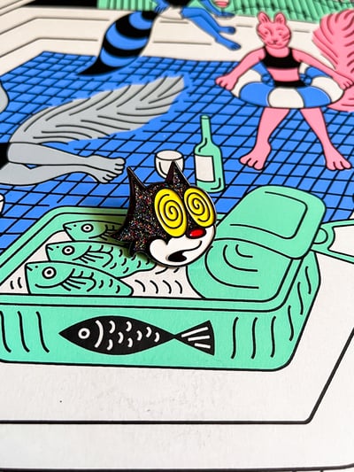 Image of Felix Enamel Pin