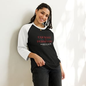 Image of 3/4 sleeve raglan shirt