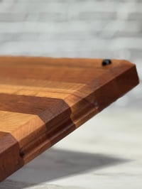 Image 4 of Handmade Curly Cherry & Curly Maple Cutting Board