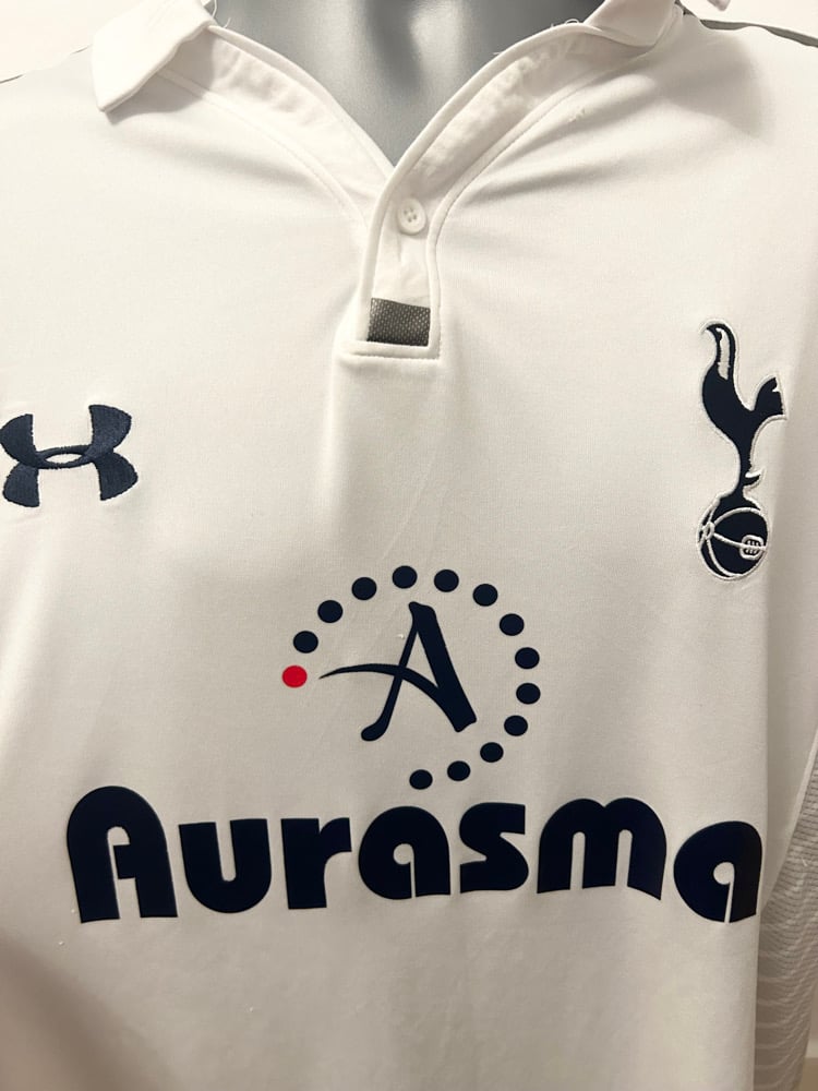 Image of Tottenham Hotspur “BALE 11” 2012/13 Home Shirt + PL patches  (XL)