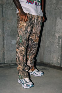 Image 2 of "DEER-PARK" men's camo sweatpants 