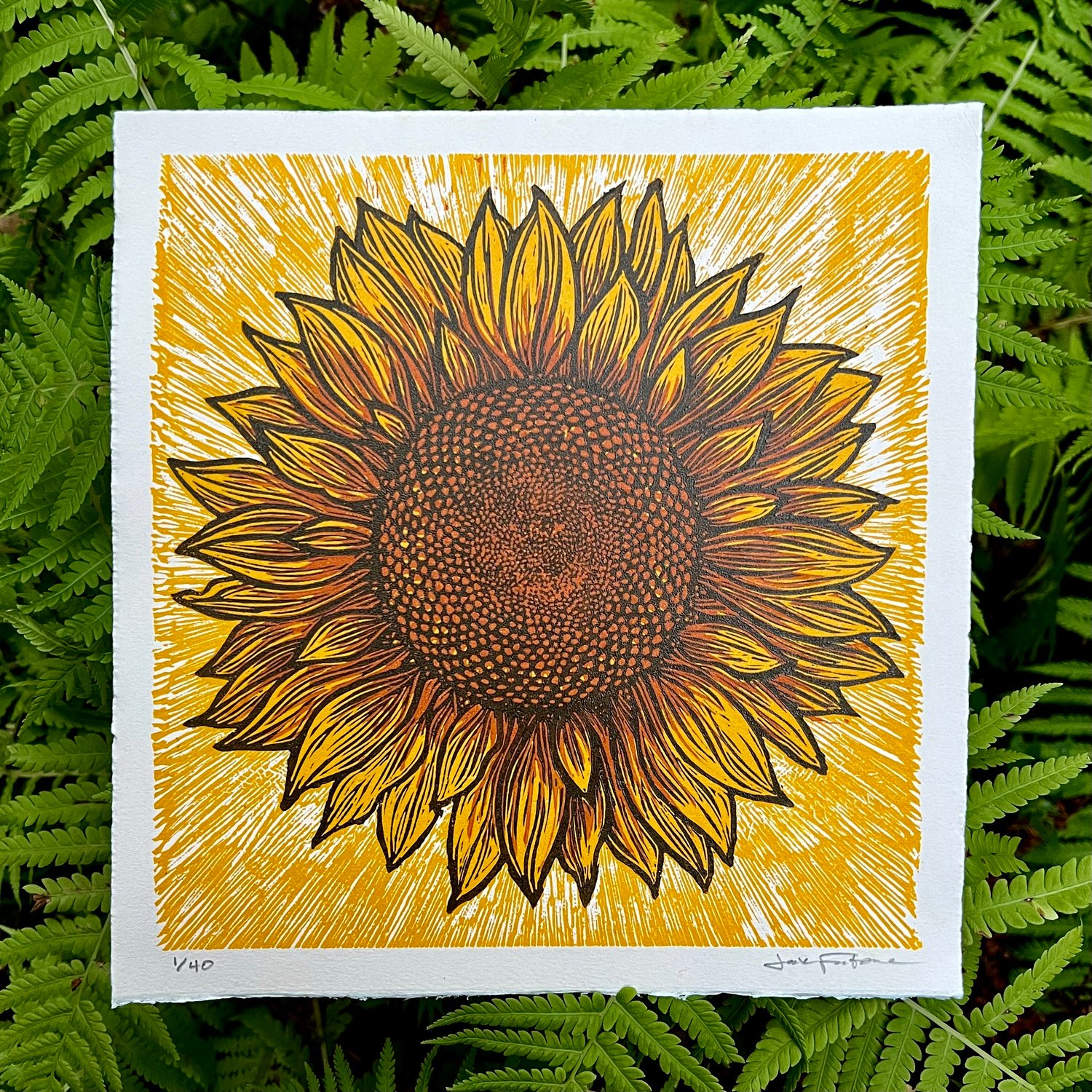 Image of Sunflower print