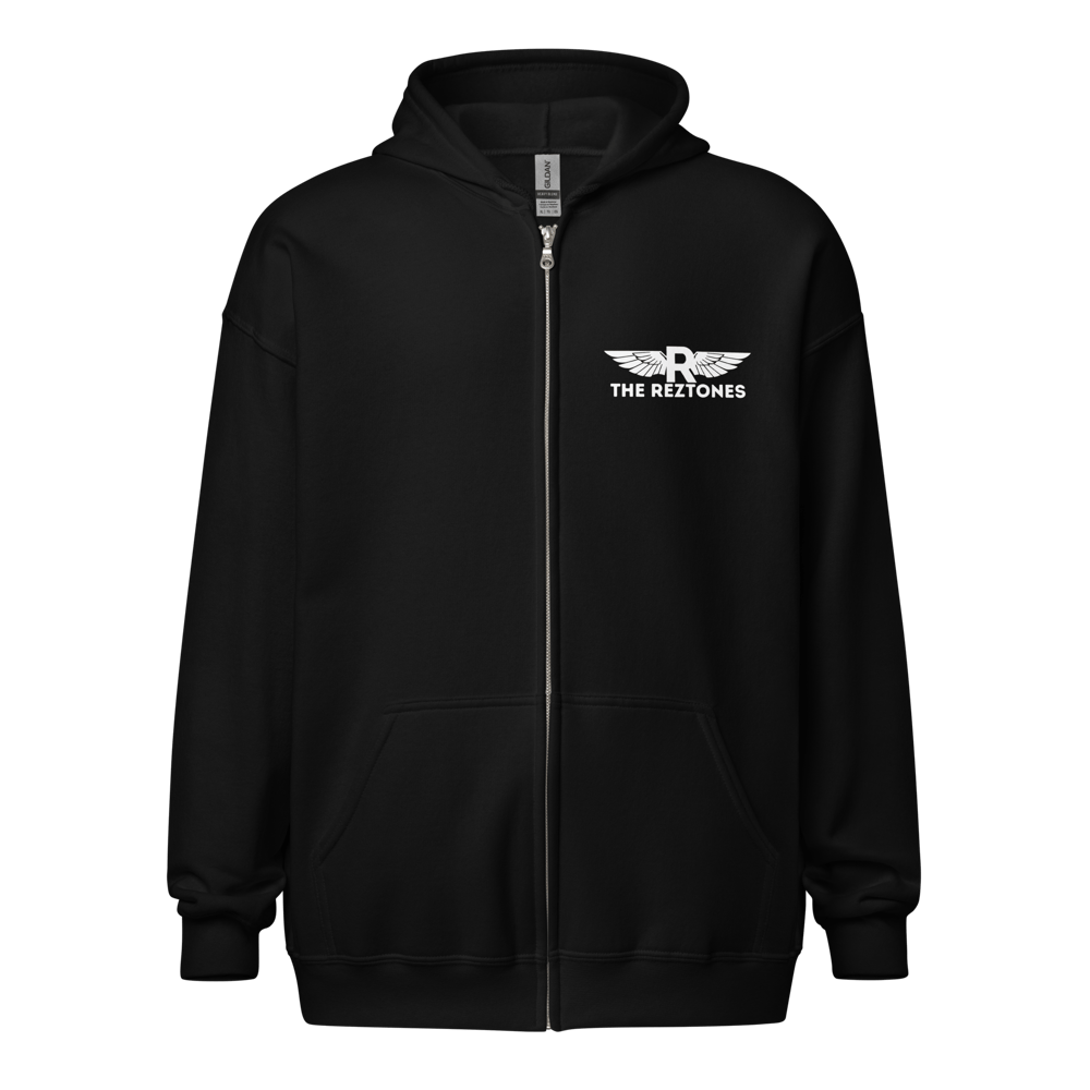 Reztones Biker Logo Unisex heavy blend zip hoodie