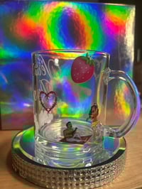 Image 2 of Clear Verano Rosa Mug 12 oz 