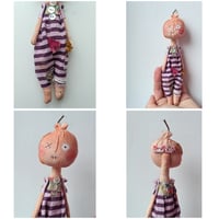 Image 4 of Pumpkin in dungarees 