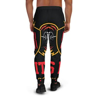 Image 2 of BossFitted Black and Red Men's Joggers