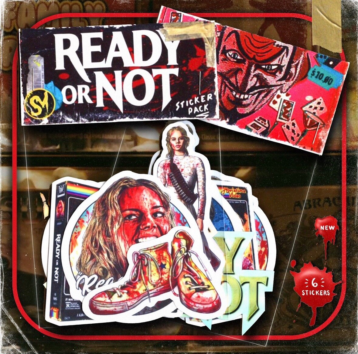 Ready Or Not Sticker Pack | Shawn Mansfield Art
