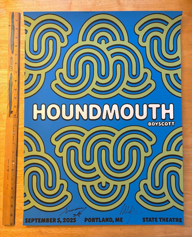 Image of Signed Houndmouth / Boyscott Posters (Large)