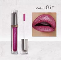 Image 2 of Diamond shimmer glitter velvet lipstick 