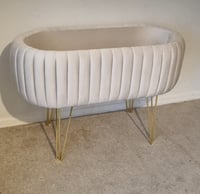 Image 2 of Baby Bassinet Crib Cot Gold hair pin legs