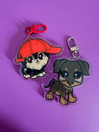 Image 1 of giren's pet shop keychains.