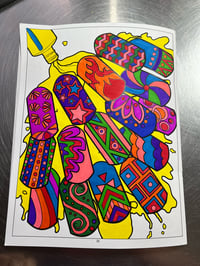Image 2 of Glisten & Glow - Manis & More Nail Polish Themed Coloring Book 