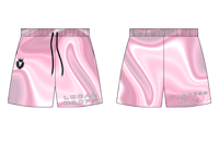 LocalHoops Pink Chrome Shorts