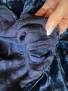 1930s silk velvet and lace mini dress