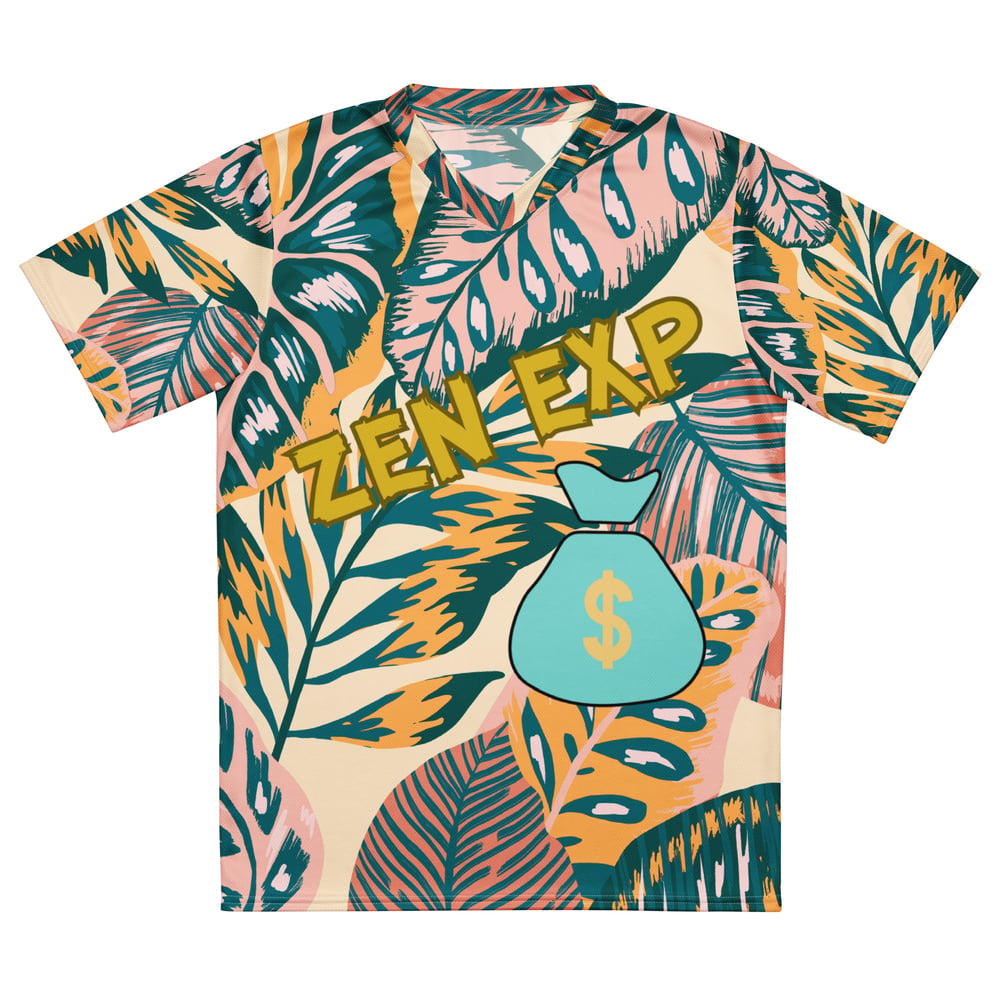 ZEN EXP - Floral unisex sports jersey