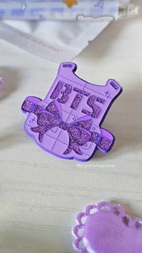 Image 1 of BTS PURPLE RIBBON BULLETPROOF VEST