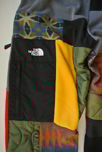 Image 3 of Upcycled Patchwork Sweatpants North Face M/L