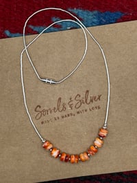 Image 1 of Orange Spiny Necklace