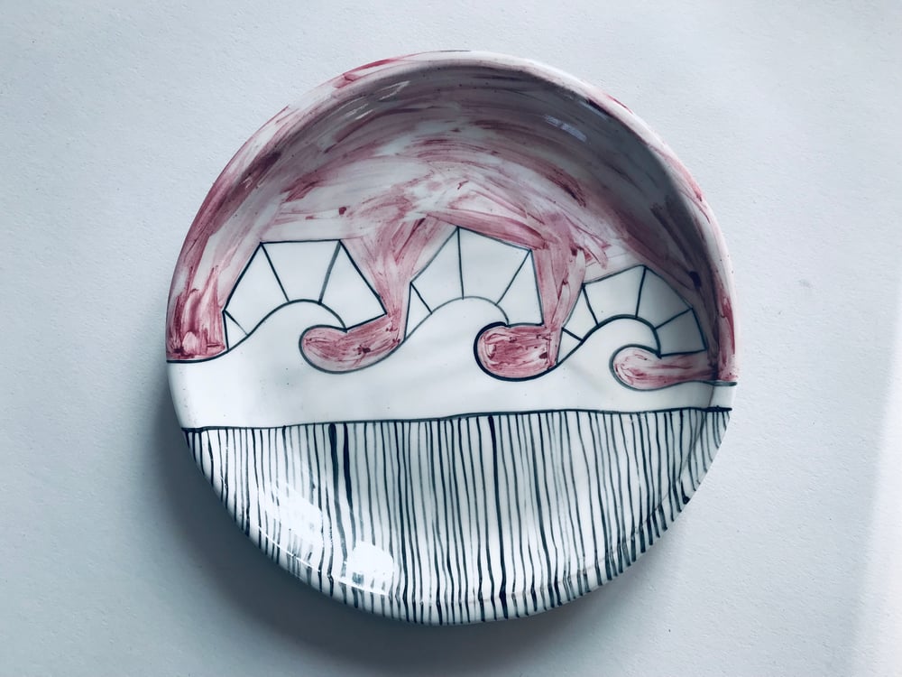 Image of THINKING ABOUT T IVES LARGE WINTER PLATE