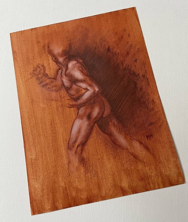 Figure study For The Battle of Cascina (Michelangelo Studies)