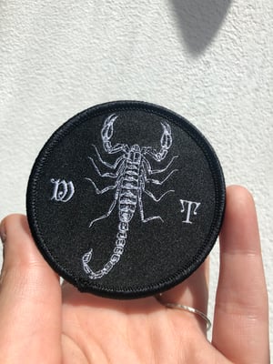 Image of Scorpion patch by Wyrdian tattoo