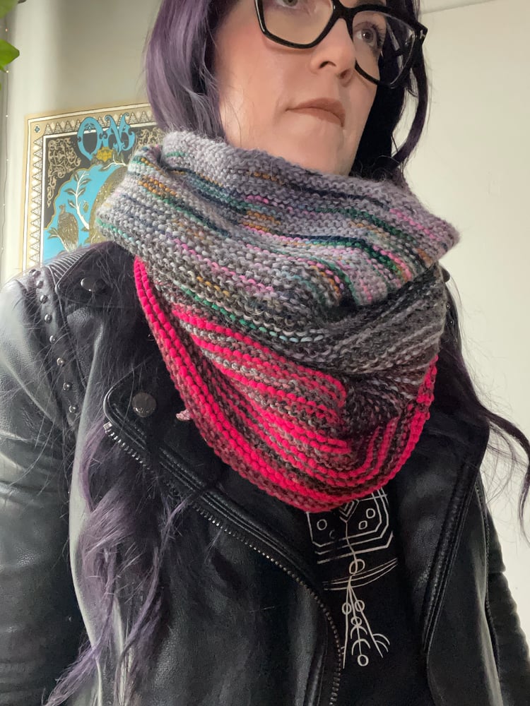 Image of Handknit Cowl 3