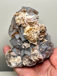 Image 9 of QR Code Fluorite & Barite Specimen #2586