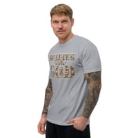 Image 3 of Soldier For God Dark Fitted Short Sleeve T-shirt