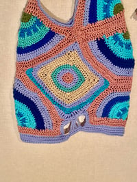 Image 6 of Racerback Crochet SeaFlower Dress