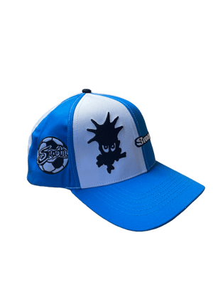 logos hat blue/white
