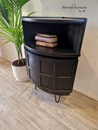 Image 11 of Large Curved sideboard in Black by Nathan
