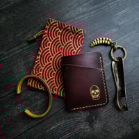 Image 1 of DOUBLESHOT CARD HOLDER V1 - OXBLOOD