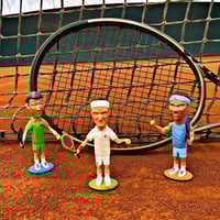 Image of Action figure di Federer, Nadal e Djokovic 