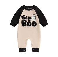 SEPTEMBER EXCLUSIVE: Halloween Hey Boo Romper