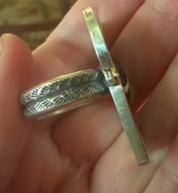 Image 5 of Yang Sonoran and zebra jasper maze ring 