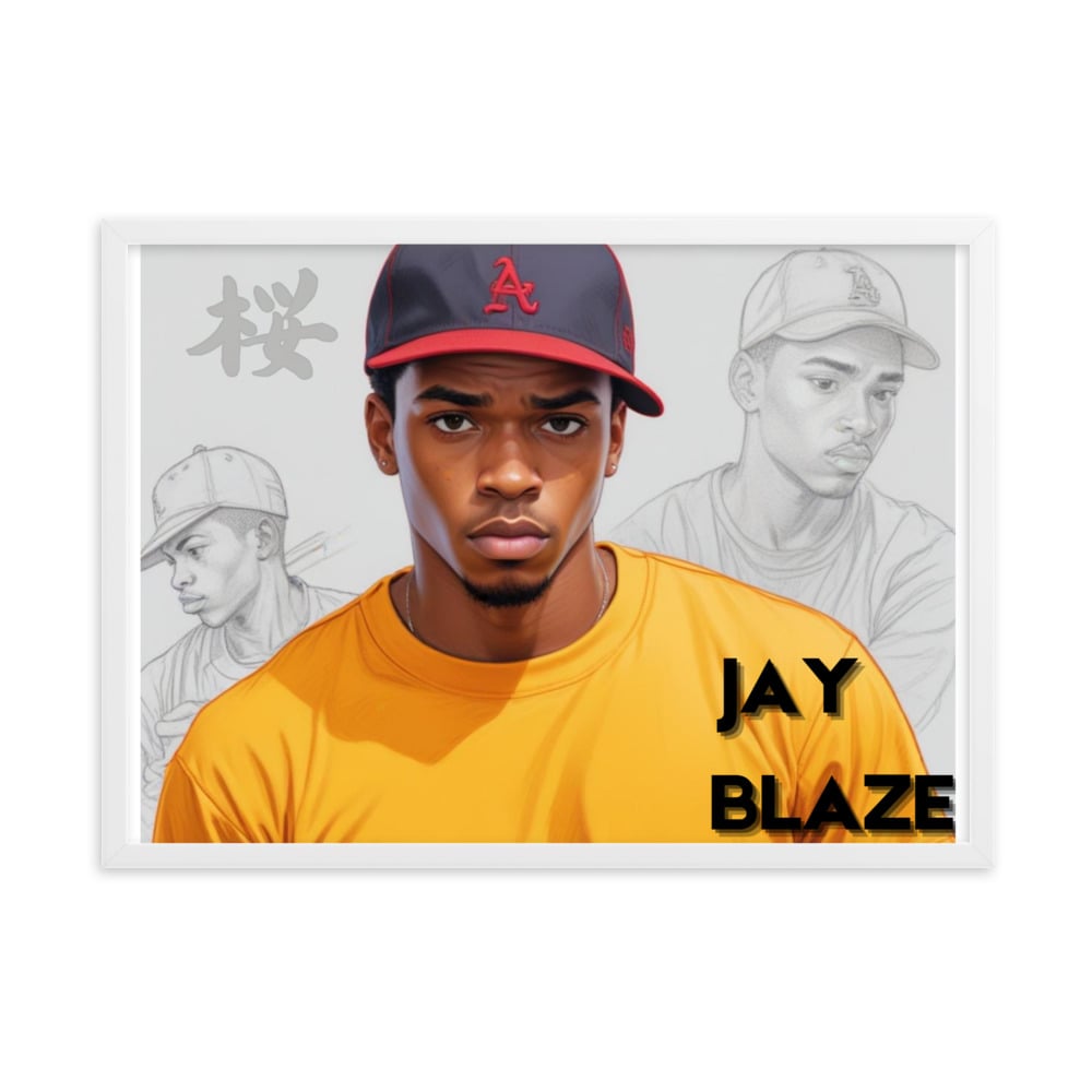 ZEN EXP - “Jay Blaze” Framed matte paper poster