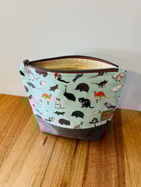 Image 5 of Fabric Zipper Pouch - Australian Animals