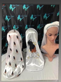 White Loc Cap