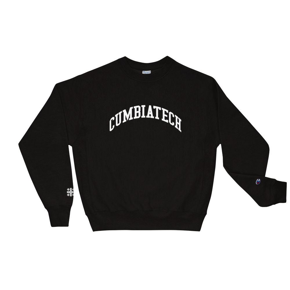 "CUMBIATECH" Americano Label Champion Sweatshirt