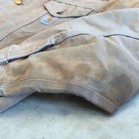 Image 4 of Vintage 90s Carhartt J09 BRN Trucker Jacket 