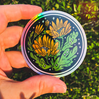 FLOWER FIELD Holo Sticker