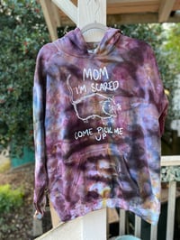Image 1 of Large Mom I’m Scared Come Pick Me Up Tie Dye Hoodie 1
